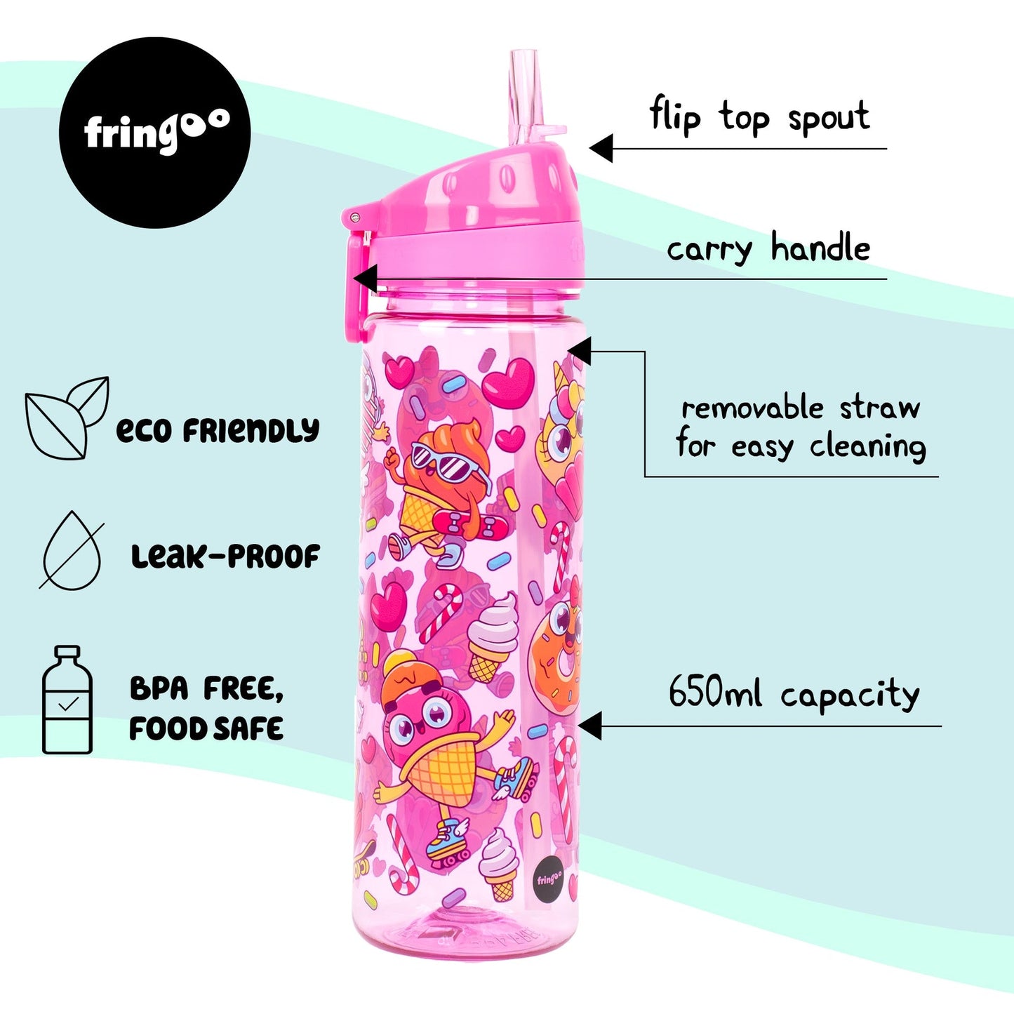 Straw Bottle – Donuts Skate