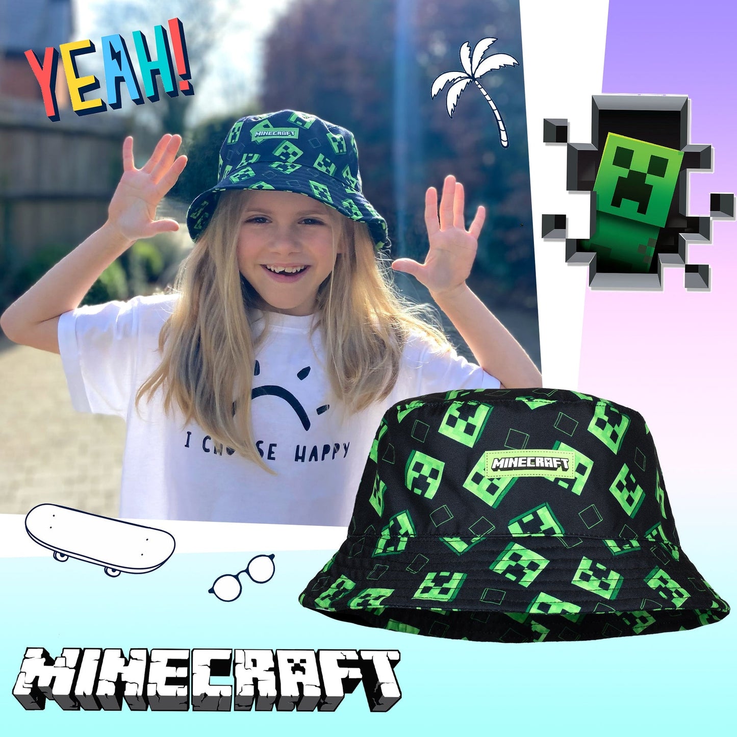 Minecraft Bucket Hat
