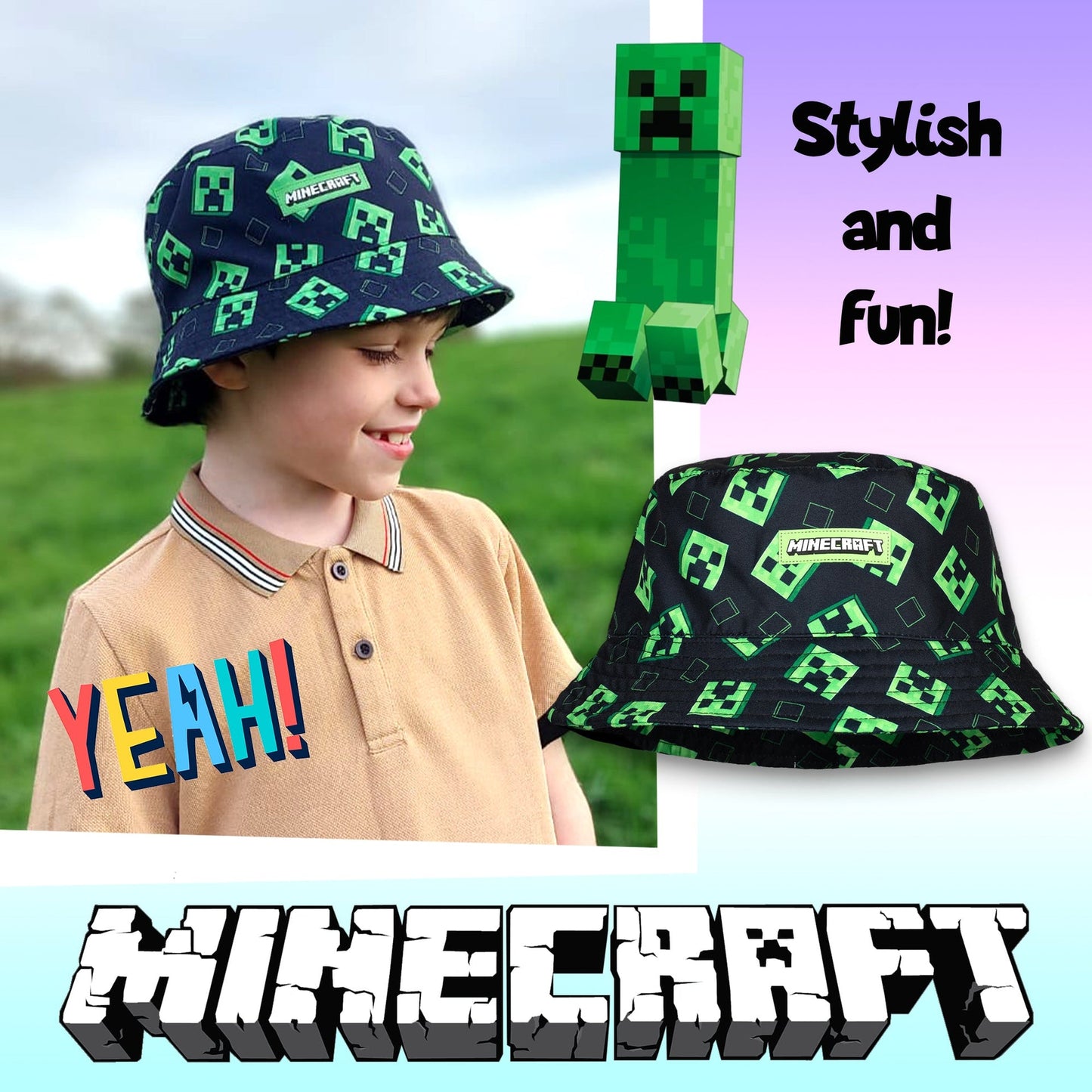 Minecraft Bucket Hat