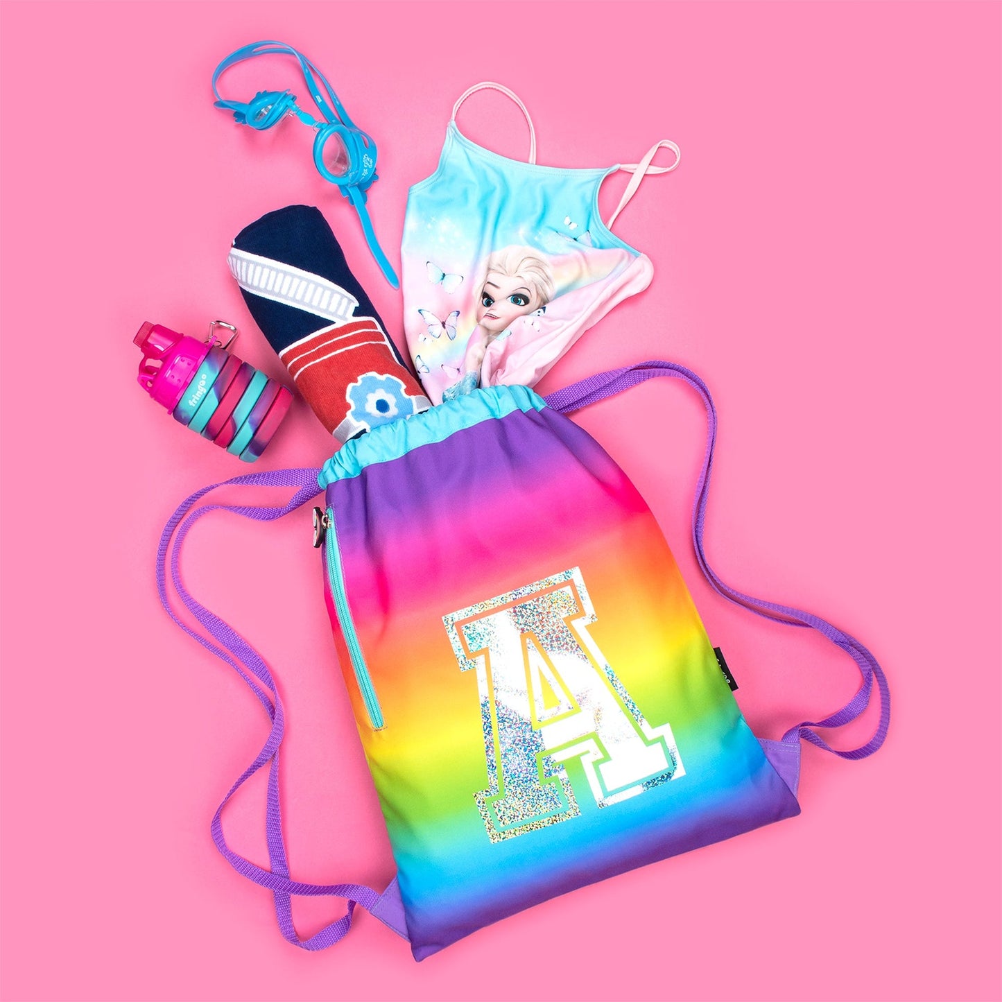 Strap Sacs à cordon – arc-en-ciel