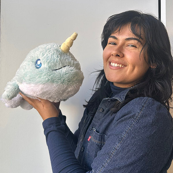 Peluche Mini Squishable – Narval Arctique