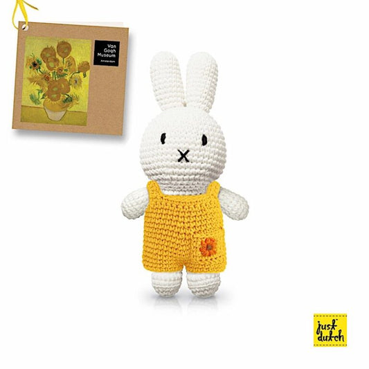 Peluche en Crochet Lapin Miffy - Salopette Classique - Tournesol