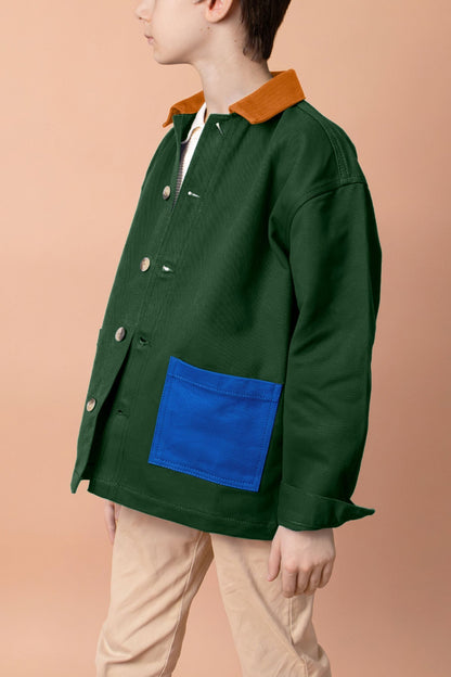 Jacke Marceau Tricolore Tanne