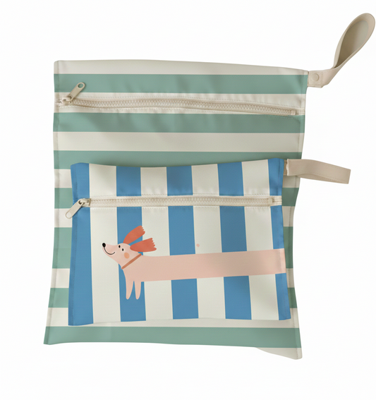 Wasserdichte Wetbag-Beutel – 2er-Set WOOF GANG