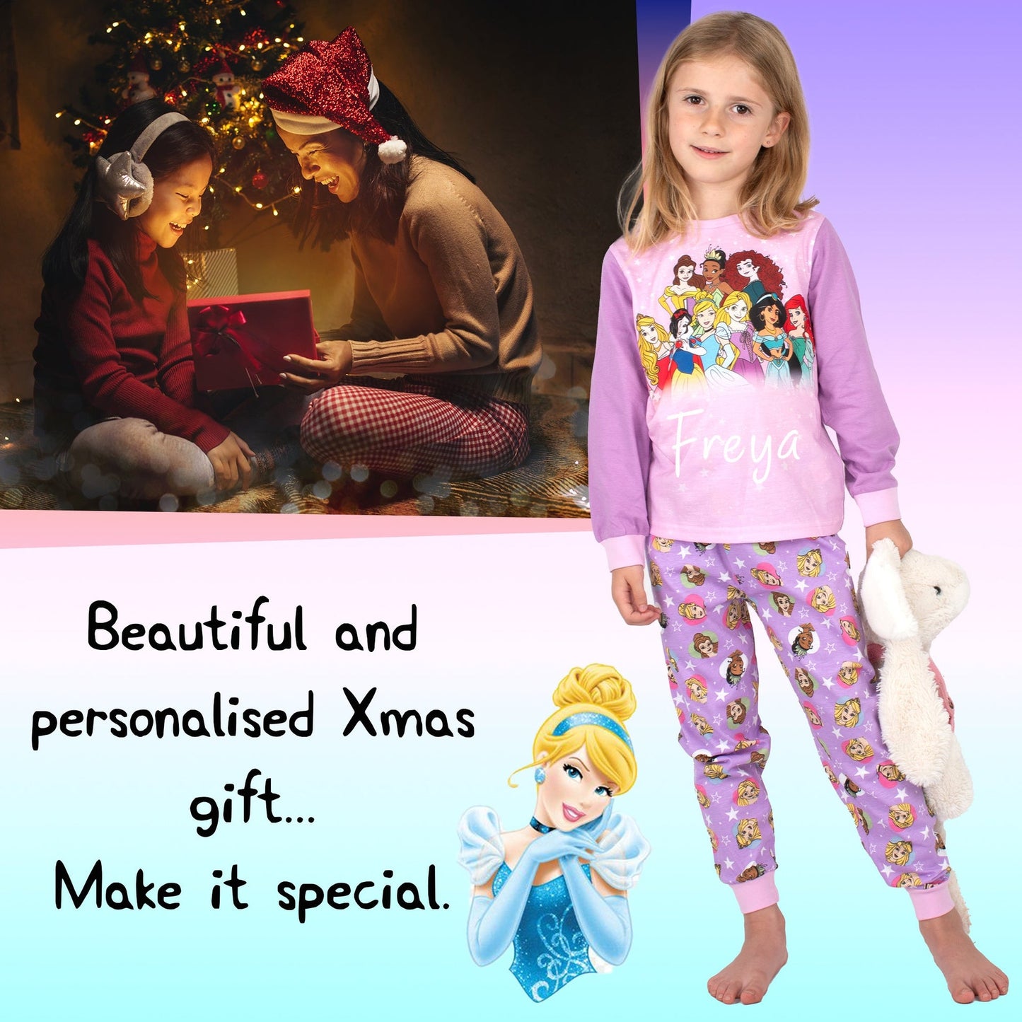 Disney Christmas Pyjama- rose