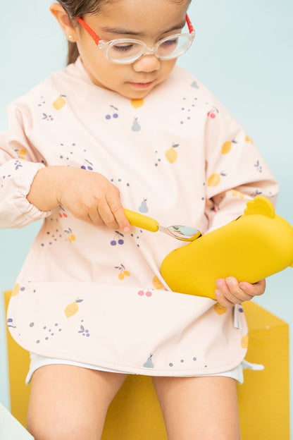 Zoe the Koala Besteckset mit Silikonhülle Mauve