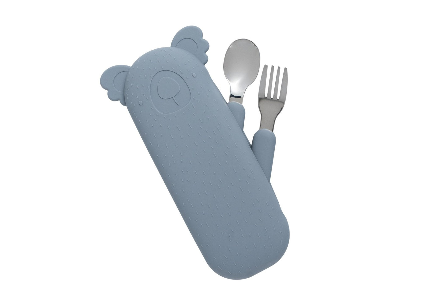 Zoe the Koala Besteck mit Silikonhülle Storm Grey