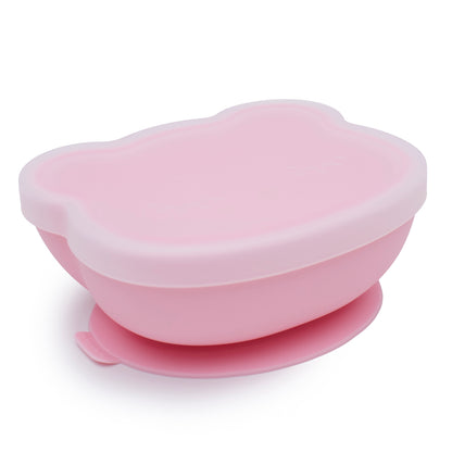 Bol en Silicone Ours Powder Pink We Might Be Tiny - OFCK.fr