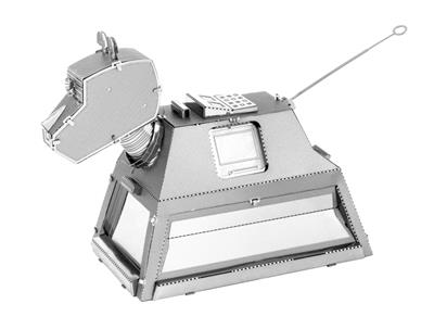 MetalEarth: DOCTOR WHO/K-9 2.79x7.62x4.57cm, maquette 3D en métal avec 1 feuille, sur carte 12x17cm, 14+