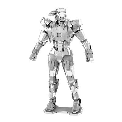 MetalEarth: AVENGERS/WAR MACHINE 12.07x3.18x7.62cm, maquette 3D en métal avec 3 feuilles, sur carte 12x17cm, 14+