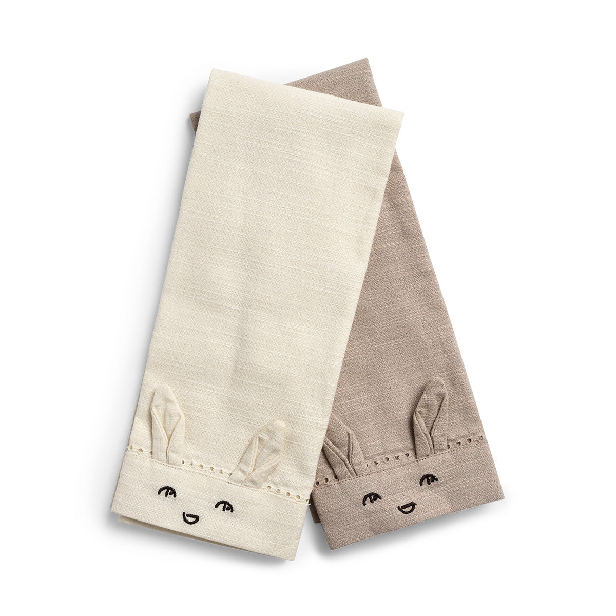 Lot de 2 Serviettes de Table Vanilla White Elodie Details - OFCK.fr