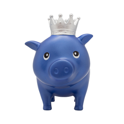 Crown Blue Diamond Pig