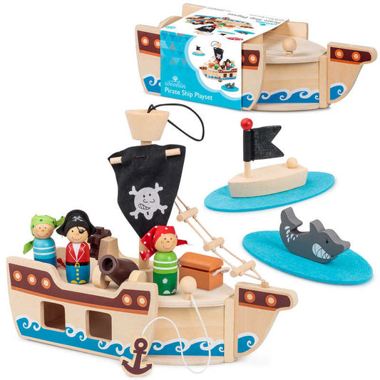 Pirate boat playset